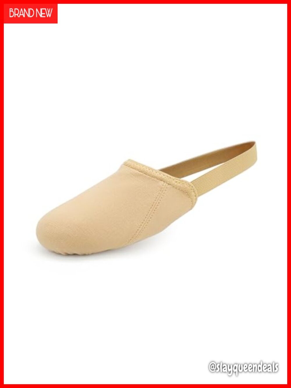 Stretch Canvas Half Sole Ballet Dance Shoes for Women Men
